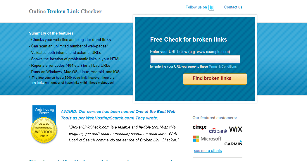 Find Broken Link in WordPress