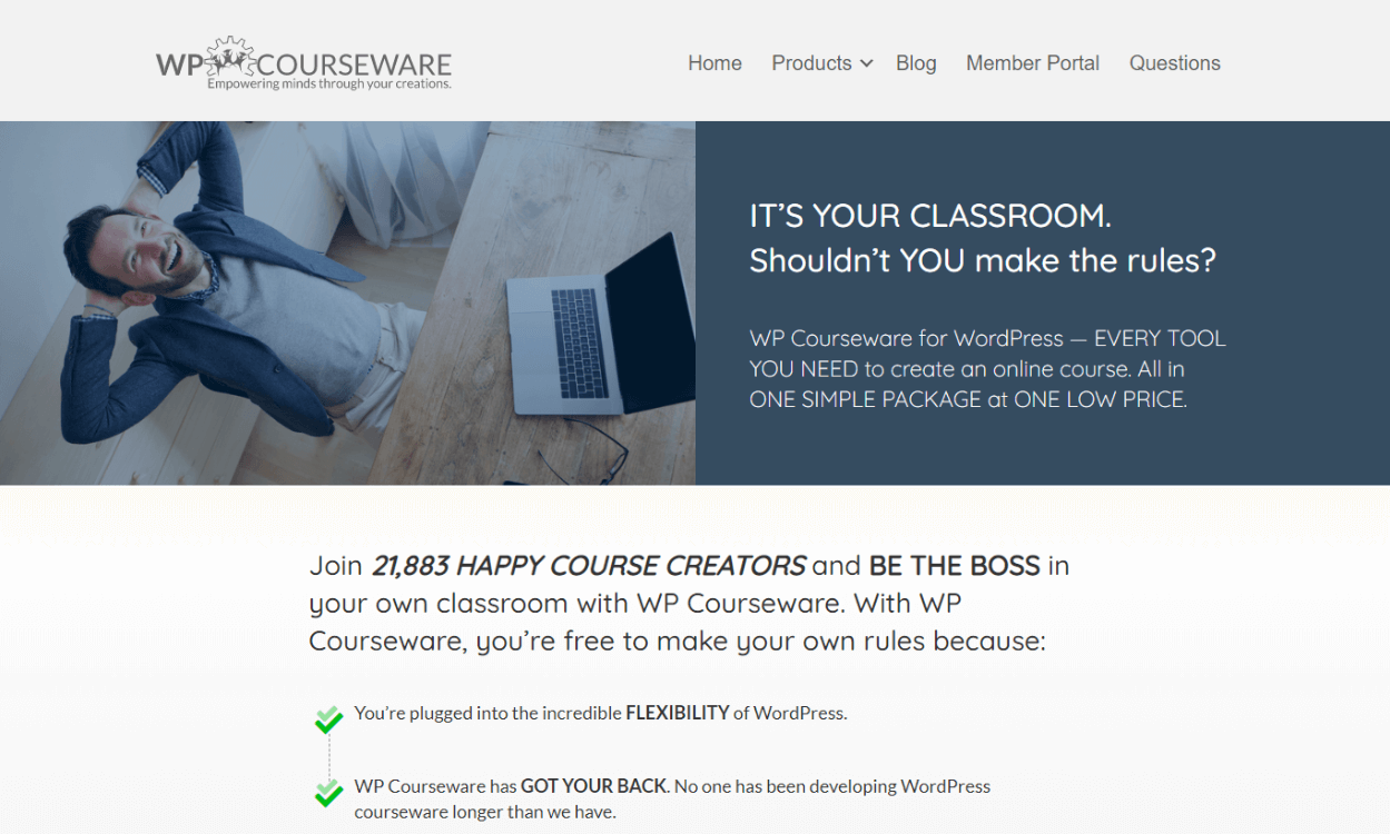 WP Courseware: WordPress Learning Management System Plugins