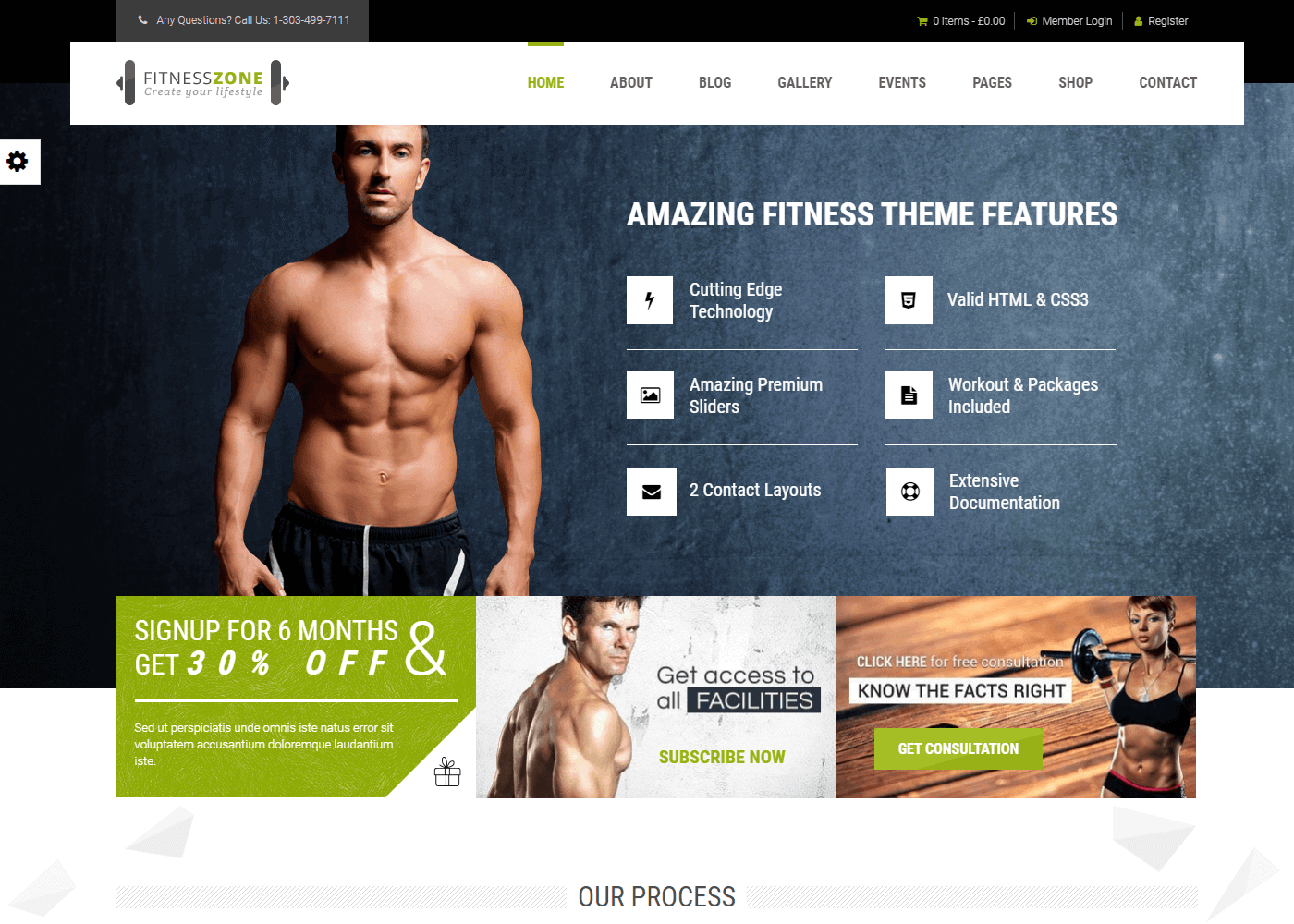 Fitness Zone: Best WordPress Themes for Gym and Fitness