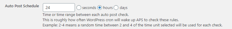 Auto Schedule Posts