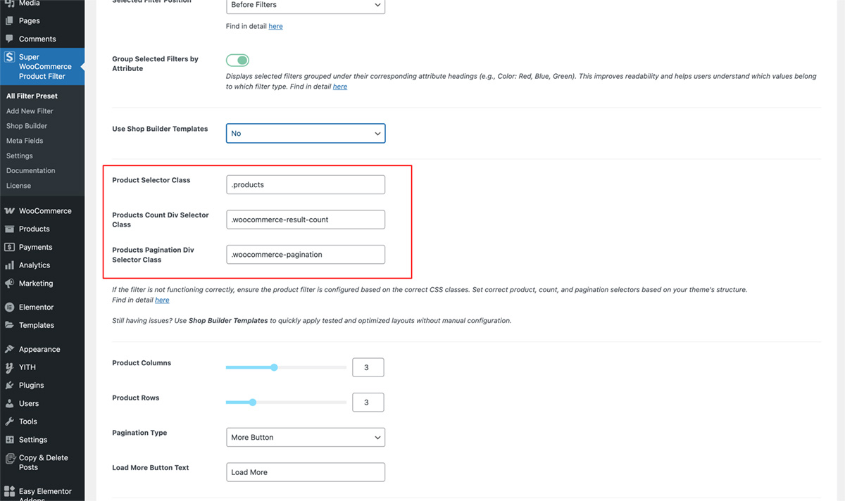 product-selector